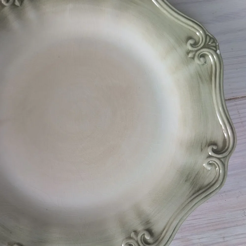 Lenox Dinner Plate Green Colore Verde VERDE 9” Italy